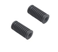 NKURTPC Motorbike Foot Rests Motorcycle Gear Shift Lever Change Pedal Foot Pad Rubber Cover Fit for Kawasaki Fit for Honda Fit for Yamaha(Black 2pcs)