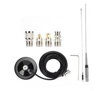 NL-770R VHF UHF Dual-Band Vehicle Antenna 3.0dB Gain at 144MHz 5.5dB at 430MHz 200W Power Metal Construction M-Type Connector 96cm UHF Interface Compatible with QYT(NL-770R Package)