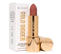 NL BEAUTY No. 02 SUGAR BABY - Creamy, Semi-Matte Lipstick - Lipstick with a velvety finish, enriched with Vitamin E - GOLD DIGGER 4.5 g