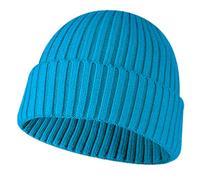 NLAND Unisex Retro Trawler Winter Beanie Hat Warm Winter Hat Women's Beanie Hat Men's Knitted Hat Soft and Lightweight, blue, One Size