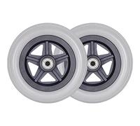 NLAVW 2pcs Front Wheelchair Wheel, 6inch/7inch/8inch Electric Drive Wheelchair Castor Wheel Chair Tyre, for Many Standard Wheelchairs,8inch