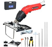 NLBFOU Hot Knife Cutting Tool Kit for Grooving/Sculpture/Cutting Air Cooled 200W (5 Blades) Pro Slotter Cutter Electric Hot Knife Foam Cutter for EPP, EPS, XPS, EVA, EPE, KT Board, Sponge