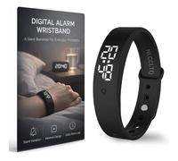 NLCCLTQ Effective Alarm Clocks for Deep Sleepers Silent Vibrating Wristband Shock Wrist Heavy Sleep for Deaf People Vibration Watch Men Wearable Bracelet Extremely Vibroband that Won't Wake Partner