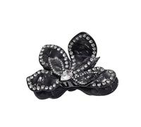 NLDWA 11 * 9CM 2PCS Rhinestones Acrylic Flower Hair Claw Clips, Hawaiian Flower Hair Clips For Women Plastic Hair Clips For Thin/Thick Hair Clips