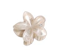 NLDWA 2PCS 8 * 7CM Purple Acrylic Flower Hair Claw Clips, Hawaiian Flower Hair Clips For Women Plastic Hair Clips For Thin Hair Thick Hair Clips