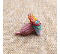 NLDWA 6/12PCS 17 * 12MM Blue Tibetan Mini Tassels For Crafts Keychain Tassel Pendent Bulk Tassels For Jewelry Making Craft/Bookmark Tassels Beads