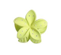 NLDWA 6 pcs 8 * 7cm Rhinestone Matte Acrylic Flower Hair Claw Clips, Hawaiian Flower Hair Clips For Women Plastic Hair Clips Thin/Thick Hair Clips