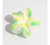 NLDWA 7 * 8CM 2PCS Navy Blue Lily Acrylic Flower Hair Claw Clips, Hawaiian Flower Hair Clips For Women Plastic Hair Clips For Thin Hair Thick Hair Clips