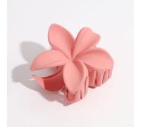 NLDWA 8 * 7CM 3pcs Black Acrylic Flower Hair Claw Clips Matte Hawaiian Flower Hair Clips For Women Plastic Hair Clips For Thin Hair Thick Hair Clips
