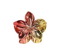 NLDWA 9 * 7CM 2PCS UV Acrylic Flower Hair Claw Clips, Hawaiian Flower Hair Clips For Women Plastic Hair Clips For Thin Hair Thick Hair Clips