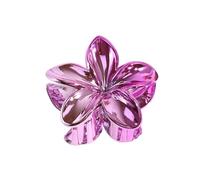 NLDWA 9 * 7CM 2PCS UV Acrylic Flower Hair Claw Clips, Hawaiian Flower Hair Clips For Women Plastic Hair Clips For Thin Hair Thick Hair Clips