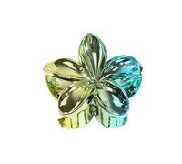 NLDWA 9 * 7CM 2PCS UV Acrylic Flower Hair Claw Clips, Hawaiian Flower Hair Clips For Women Plastic Hair Clips For Thin Hair Thick Hair Clips