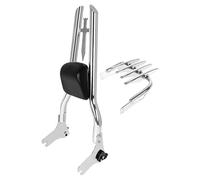 NLELQVZVRM For Touring Road King Electra Glide Street Glide 97-08 Motorcycles Backrest Rear Quick Release Sissy Bar & Luggage Rack