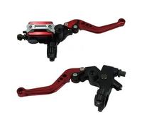 NLEZIZ Clutch Left Righ Brake Lever 1 Pair 22mm CNC Hydraulic Disc Brake Upper Pump Motorcycle Clutch Handbrake Levers