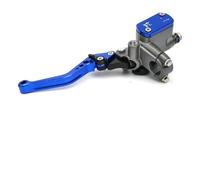 NLEZIZ Clutch Left Righ Brake Lever 22mm Motorcycle CNC Hydraulic Clutch Kit Lever for Master Cylinder Knitting Oil Hose for Motorcycle for Dirt Bike with 7/8" (22mm).