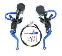 NLEZIZ Clutch Left Righ Brake Lever 7/8" 22mm Motorcycle Modified Hydraulic Brake for Master Cylinder Reservoir Kit for for Dirt for Bike for Sport for Bike for Scooter