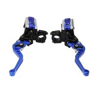 NLEZIZ Clutch Left Righ Brake Lever CNC Aluminum Adjustment Motorcycle for Master for 50CC-300CC Cylinder Lever Hydraulic Brake Pump Clutch Handle Handlebar