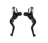 NLEZIZ Clutch Left Righ Brake Lever Motorcycle Conversion Brake Clutch Lever Foldable CNC Aluminum Alloy 7/8 Handlebar Adjustable Hydraulic Brake Double Pump