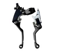 NLEZIZ Clutch Left Righ Brake Lever Universal Motorcycles Adjustment Front Brake Cylinder Brake Clutch Lever for Motorbike with 7/8" 22mm Handlebar