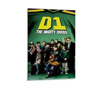 NLiangJi Classic Vintage Movie Posters The Mighty Ducks Poster Decorative Painting Canvas Wall Posters And Art Picture Print Modern Family Bedroom Decor Posters 08x12inch(20x30cm)