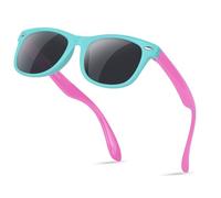 Nlieanuc Kids Sunglasses for Boys Girls Polarised Toddler Sunglasses for Children Age 3-10 Sun Shades with UV Protection Flexible Rubber Frame