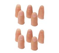 Nlinlin 10 Pcs Magic Trick Fingers Fake Thumb Tips Stage Show Prop Prank Magic Kits and Accessories Novelty Toys