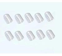 Nlinlin 10Pcs Transparent Toe Covers for Women,Breathable Silicone Anti-Friction Toe Protector Clear Gel Little Protectors Sleeves for Blisters,Bunion Pads,Foot Health