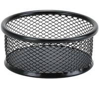 Nlinlin 1Pc Black Metal Paper Clip Holder Mesh Paperclip Bowl Binder Clip Dispenser Desk Bobby Pin Container Organizer for Home Office Classroom School Desk Supplies Holders Dispensers
