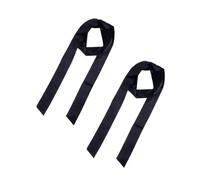 Nlinlin 2Pcs Black Satin Ribbon Belt Long Sash Belt Wedding Dress Bridal Waist Robe Replacement Special Occasion Accessories for Girls Women
