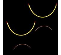 Nlinlin 2Pcs Red 130mm Edison Bulb 3v Cob LED Filament Flexible Lamp Parts, Warm Light Edison Bulb Light Accessories, Flexible Filament, LED Bulbs Accessories