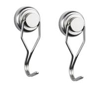 NLKJIOQA Metal Wall Mounted Hanging Hooks, Rotatable Swivel Swing, Diameter 32Mm Heavy Duty Hook Suitable for Refrigerator and Other Magnetic Surfaces,1 Pcs(A1 2pcs,HNG42)