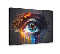NLKQHTF Abstract Eye Art Poster Canvas Poster Bedroom Decor Landscape Office Room Decor Gift 24x36inch(60x90cm)