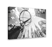 NLKQHTF Atlas Statue Poster Canvas Poster Bedroom Decor Landscape Office Room Decor Gift 24x36inch(60x90cm)