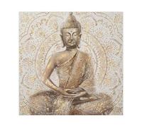NLKQHTF Buddha Statue And Mandala Poster Canvas Poster Bedroom Decor Landscape Office Room Decor Gift 24x24inch(60x60cm)