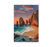 NLKQHTF Cabo San Lucas Mexico Art Poster Canvas Poster Wall Art Decor Print Picture Paintings for Living Room Bedroom Decoration 16x24inch(40x60cm)