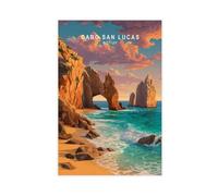 NLKQHTF Cabo San Lucas Mexico Travel Poster Canvas Poster Wall Art Decor Print Picture Paintings for Living Room Bedroom Decoration 24x36inch(60x90cm)