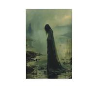 NLKQHTF Celtic River Goddess Poster Canvas Poster Wall Art Decor Print Picture Paintings for Living Room Bedroom Decoration 20x30inch(50x75cm)