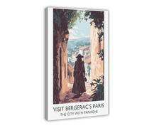 NLKQHTF Classic Literary Journey Cyrano De Bergerac Canvas Poster Bedroom Decor Landscape Office Room Decor Gift 16x24inch(40x60cm)