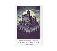 NLKQHTF Dracula's Castle Canvas Poster Wall Art Decor Print Picture Paintings for Living Room Bedroom Decoration 12x18inch(30x45cm)
