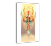 NLKQHTF Isis Egyptian Gods Art Poster Canvas Poster Bedroom Decor Landscape Office Room Decor Gift 24x36inch(60x90cm)