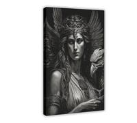 NLKQHTF Juno Hera Art Posters Canvas Poster Bedroom Decor Landscape Office Room Decor Gift 24x36inch(60x90cm)