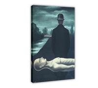NLKQHTF Meditations of A Solitary Walker Poster Canvas Poster Bedroom Decor Landscape Office Room Decor Gift 20x30inch(50x75cm)