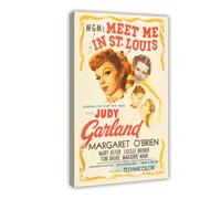 NLKQHTF Movie Poster for ‘Spring in St. Louis’ Canvas Poster Wall Art Decor Print Picture Paintings for Living Room Bedroom Decoration 12x18inch(30x45cm)