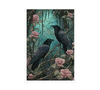 NLKQHTF The Crow And The Rose Poster Canvas Poster Bedroom Decor Landscape Office Room Decor Gift 12x18inch(30x45cm)