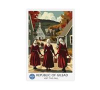 NLKQHTF The Handmaid's Tale Literary Travel Poster Canvas Poster Wall Art Decor Print Picture Paintings for Living Room Bedroom Decoration 08x12inch(20x30cm)
