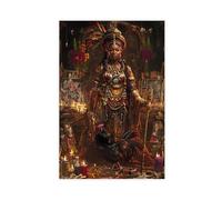 NLKQHTF Voodoo Queen Art Poster Canvas Poster Wall Art Decor Print Picture Paintings for Living Room Bedroom Decoration 24x36inch(60x90cm)