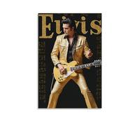 NLLWRT Elvis PresleyCanvas Posters for Bedroom Wall Art Decor Posters Prints Art Poster Print Painting Retro Home Wall Decor Picture Bedroom12x18inch(30x45cm) Unframe-style