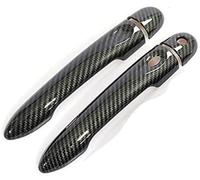 NLNGNZBZTP Outer Handle Car Door Handle Covers for Clio NS & for 4 Lutecia 2012-2019, Carbon Fiber Decoration Protector Accessories