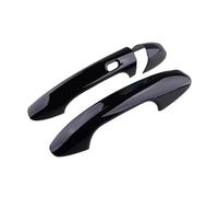 NLNGNZBZTP Outer Handle Car Exterior Door Handle Covers for Benz C E GLC Class W205 X253 W213 2016-2019, 5 Pcs, LHD, Black