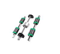 NLNGZKZFNF 2pcs HGR20 Linear Square Rail+4pcs HGH20CA Slides Carriage+ SFU1605 Ballscrew With BKBF12 Support+Coupling+Nut Housing CNC Set Linear guide rail(HGR20-200 1605-250)